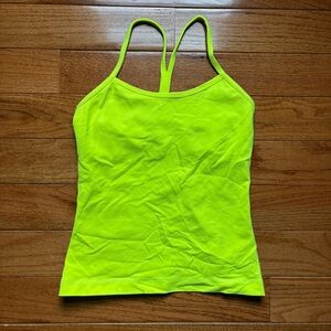 Lululemon Neon Yellow Tank Top